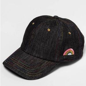 Denim pride baseball cap